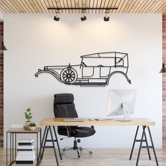 1907 Silver Ghost Metal Car Wall Art - MT0003 - MT0003B49L-MT0003B69L-MT0003B80L-MT0003B99L-MT0003B120L-  DRIVEN - 1