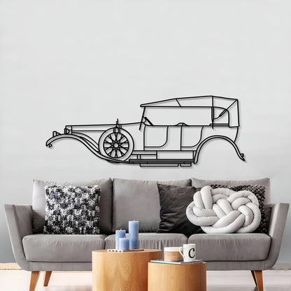 1907 Silver Ghost Metal Car Wall Art - MT0003 - MT0003B49L-  DRIVEN - 3