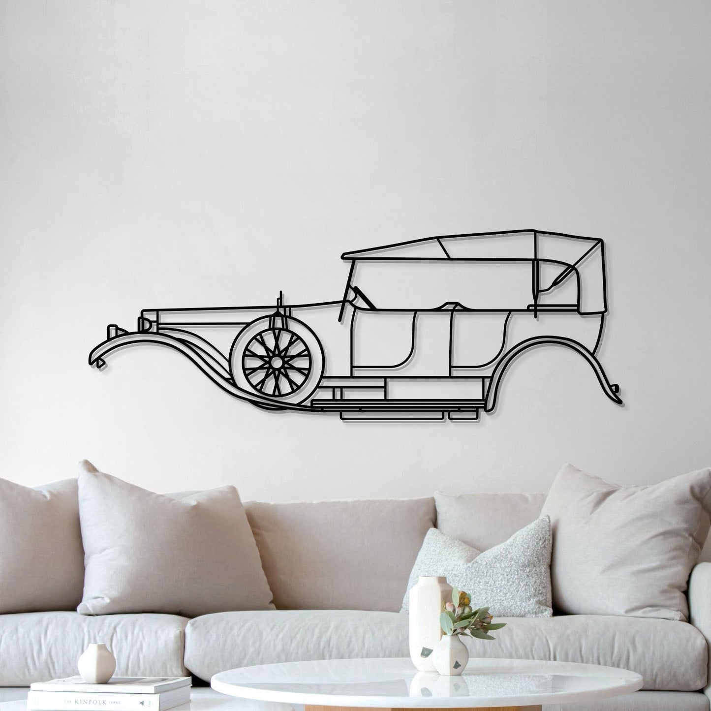 1907 Silver Ghost Metal Car Wall Art - MT0003 - MT0003B49L-  DRIVEN - 5