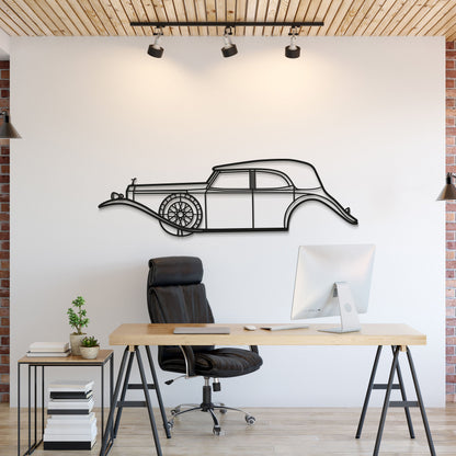 1929 Phantom II Metal Car Wall Art - MT0012 - MT0012B49L-MT0012B69L-MT0012B80L-MT0012B99L-MT0012B120L-  DRIVEN - 1