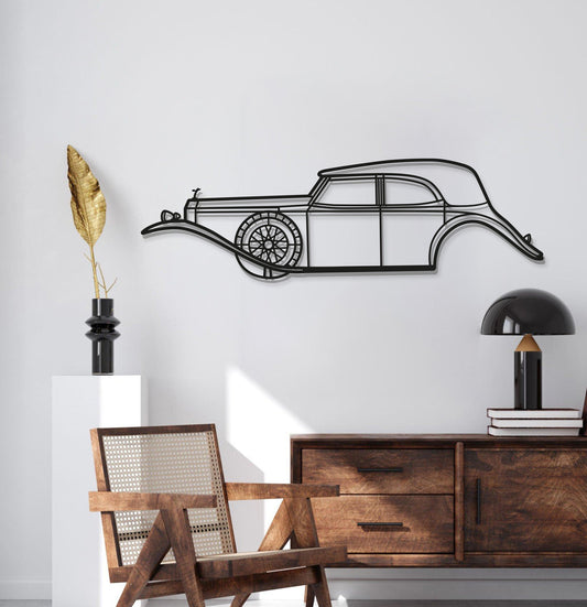 1929 Phantom II Metal Car Wall Art - MT0012 - MT0012B49L-MT0012B69L-MT0012B80L-MT0012B99L-MT0012B120L-  DRIVEN - 2