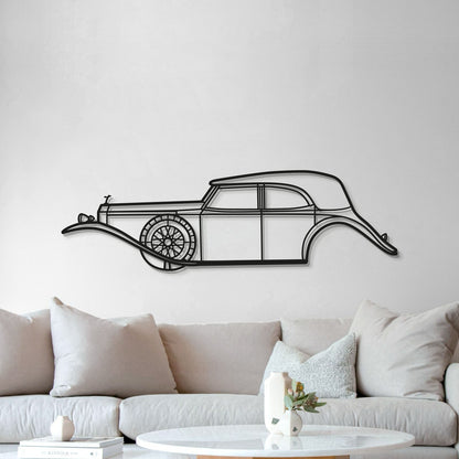 1929 Phantom II Metal Car Wall Art - MT0012 - MT0012B49L-MT0012B69L-MT0012B80L-MT0012B99L-MT0012B120L-  DRIVEN - 5