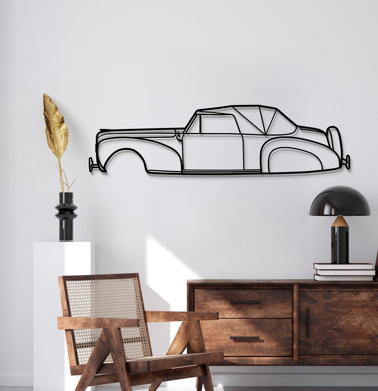 1939 Continental Metal Car Wall Art - MT0022 - MT0022B49L-  DRIVEN - 2
