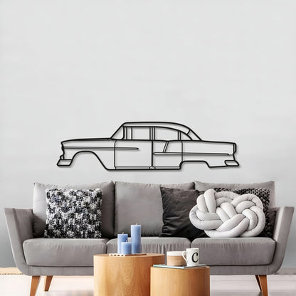 1955 Bel Air Metal Car Wall Art - MT0036 - MT0036B49L-  DRIVEN - 3
