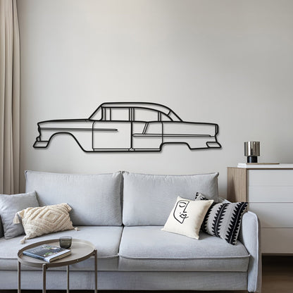 1955 Bel Air Metal Car Wall Art - MT0036 - MT0036B49L-  DRIVEN - 4