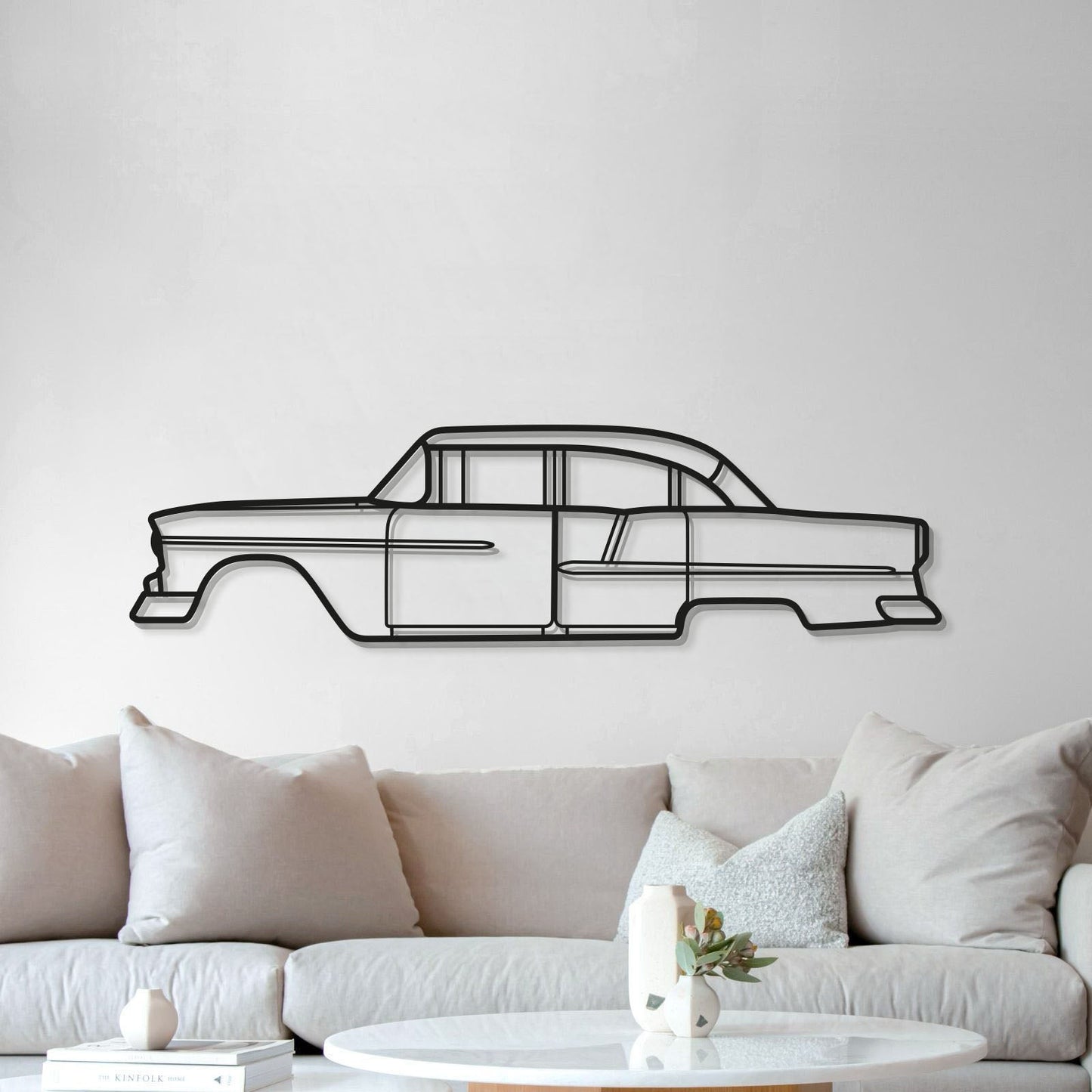1955 Bel Air Metal Car Wall Art - MT0036 - MT0036B49L-  DRIVEN - 5