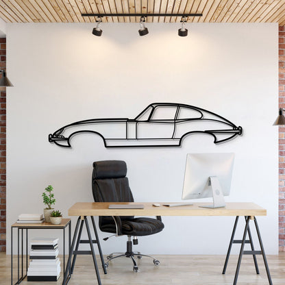1961 E-Type Metal Car Wall Art - MT0063 - MT0063B49L-  DRIVEN - 1