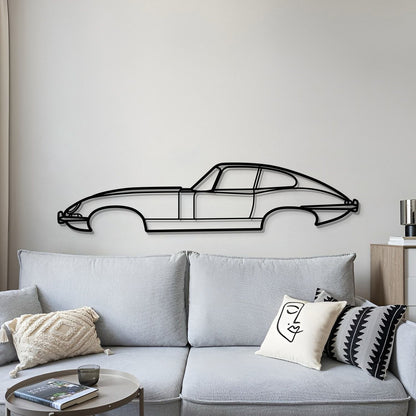 1961 E-Type Metal Car Wall Art - MT0063 - MT0063B49L-  DRIVEN - 4
