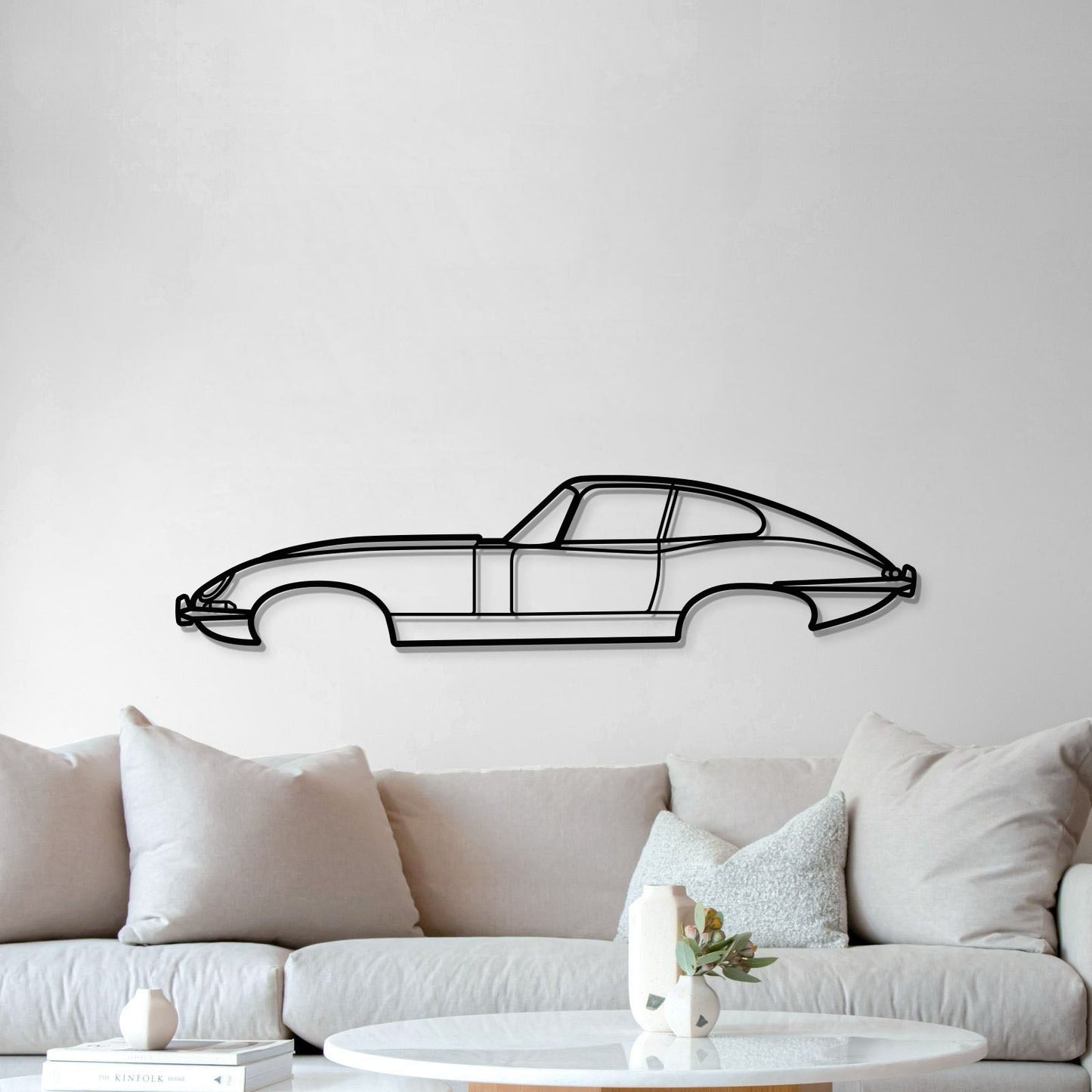 1961 E-Type Metal Car Wall Art - MT0063 - MT0063B49L-  DRIVEN - 5