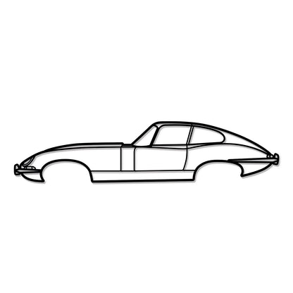 1961 E-Type Metal Car Wall Art - MT0063 - MT0063B49L-  DRIVEN - 8