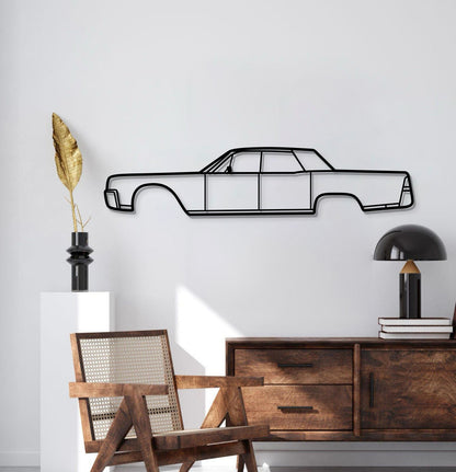 1961 Continental Metal Car Wall Art - MT0062 - MT0062B49L-MT0062B69L-MT0062B80L-MT0062B99L-MT0062B120L-  DRIVEN - 2