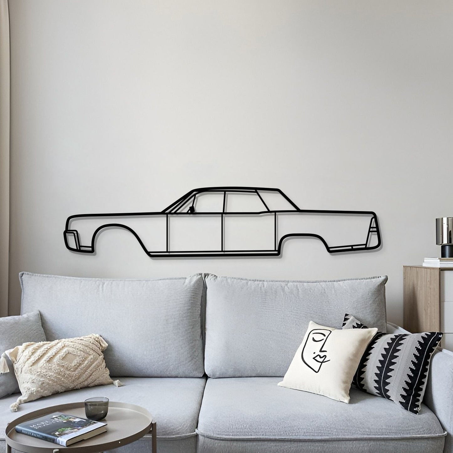 1961 Continental Metal Car Wall Art - MT0062 - MT0062B49L-MT0062B69L-MT0062B80L-MT0062B99L-MT0062B120L-  DRIVEN - 4