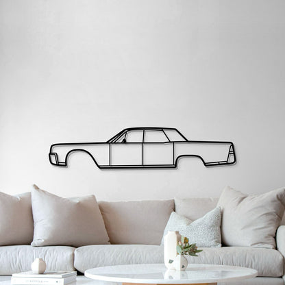 1961 Continental Metal Car Wall Art - MT0062 - MT0062B49L-MT0062B69L-MT0062B80L-MT0062B99L-MT0062B120L-  DRIVEN - 5