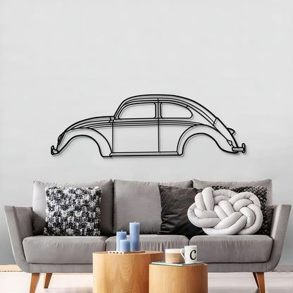 1963 Beetle Metal Car Wall Art - MT0067 - MT0067B49L-MT0067B69L-MT0067B80L-MT0067B99L-MT0067B120L-  DRIVEN - 3