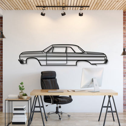 1964 Impala SS Metal Car Wall Art - MT0069 - MT0069B49L-  DRIVEN - 1