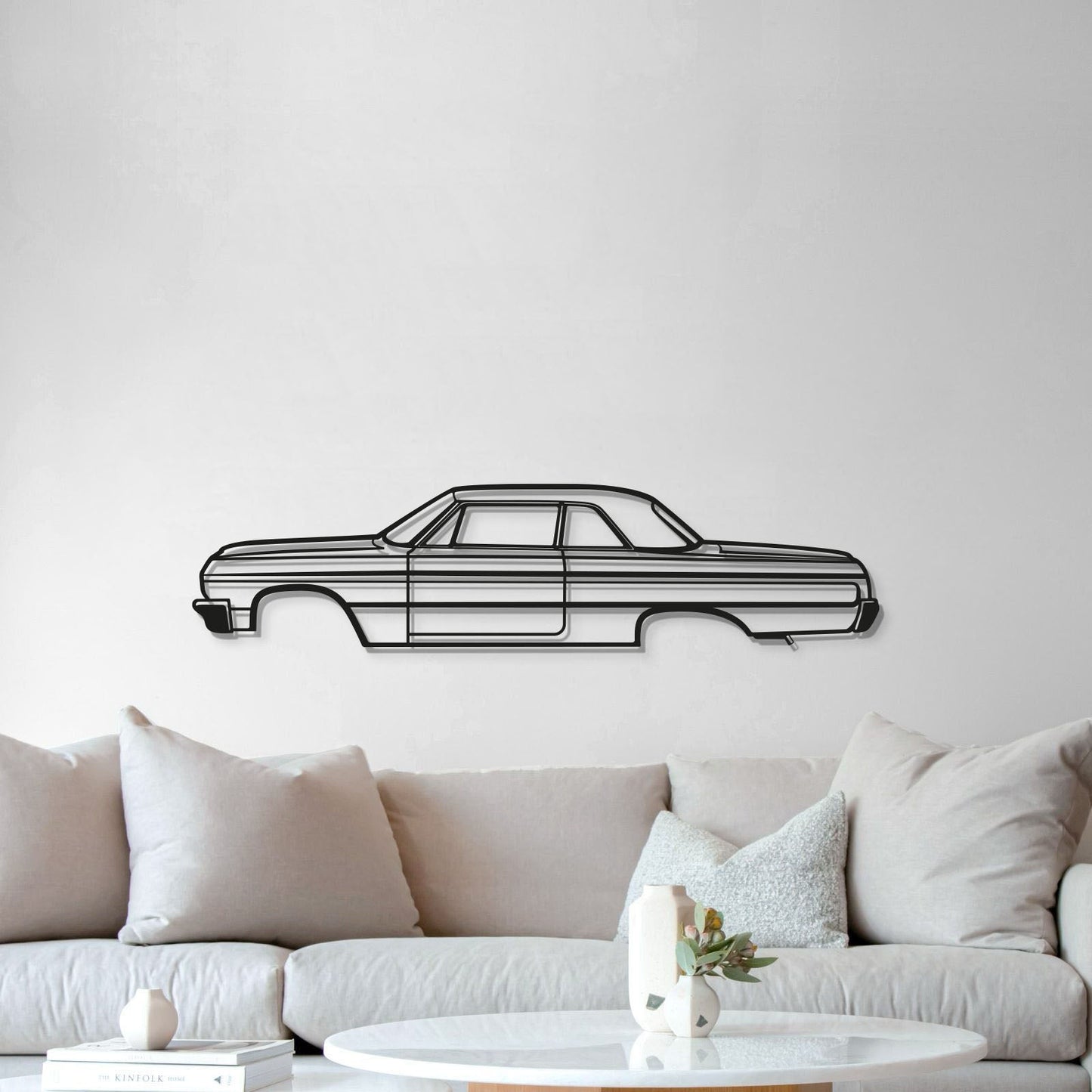 1964 Impala SS Metal Car Wall Art - MT0069 - MT0069B49L-  DRIVEN - 5