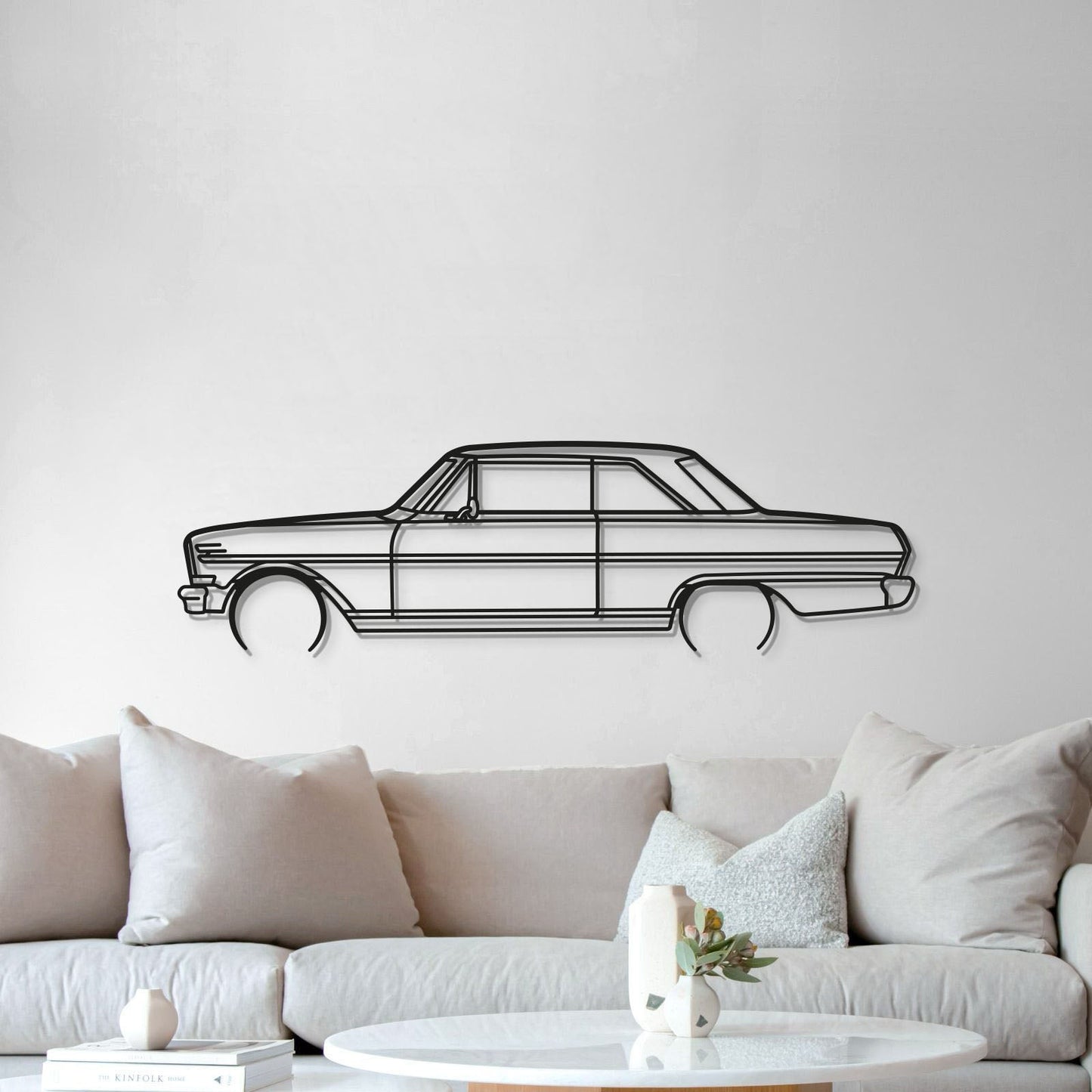 1964 Nova Metal Car Wall Art - MT0071 - MT0071B49L-MT0071B69L-MT0071B80L-MT0071B99L-MT0071B120L-  DRIVEN - 5