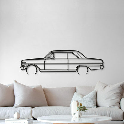 1964 Nova Metal Car Wall Art - MT0071 - MT0071B49L-MT0071B69L-MT0071B80L-MT0071B99L-MT0071B120L-  DRIVEN - 5