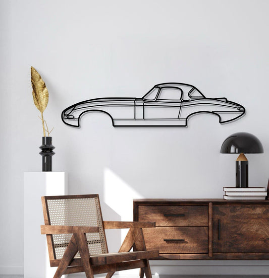 1964 Lightweight E-Type Metal Car Wall Art - MT0070 - MT0070B49L-MT0070B69L-MT0070B80L-MT0070B99L-MT0070B120L-  DRIVEN - 2