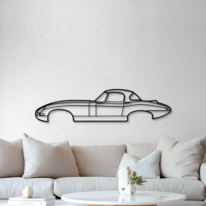 1964 Lightweight E-Type Metal Car Wall Art - MT0070 - MT0070B49L-  DRIVEN - 5