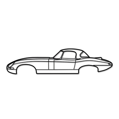 1964 Lightweight E-Type Metal Car Wall Art - MT0070 - MT0070B49L-  DRIVEN - 8