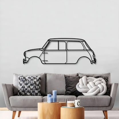 1965 Cooper S Metal Car Wall Art - MT0073 - MT0073B49L-  DRIVEN - 3