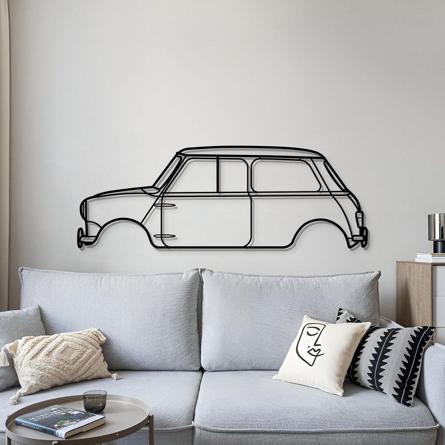 1965 Cooper S Metal Car Wall Art - MT0073 - MT0073B49L-  DRIVEN - 4
