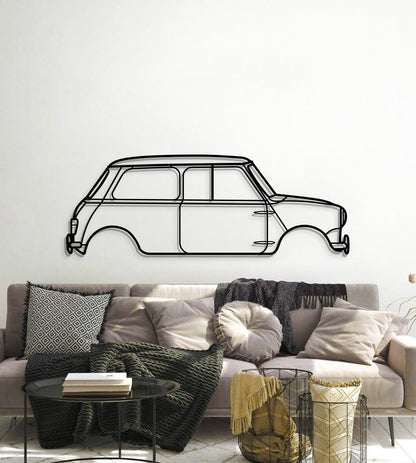 1965 Cooper S Metal Car Wall Art - MT0073 - MT0073B49L-  DRIVEN - 6