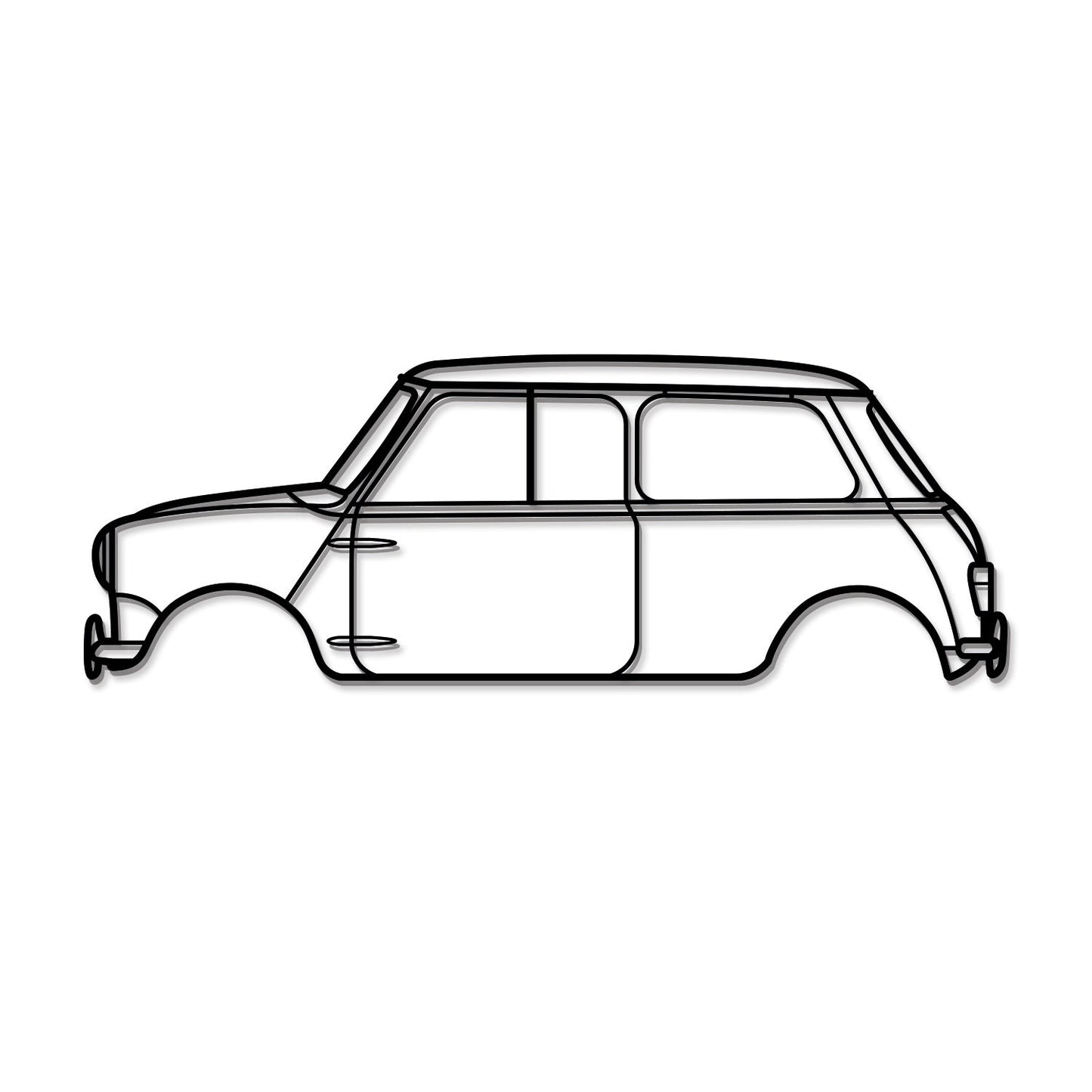 1965 Cooper S Metal Car Wall Art - MT0073 - MT0073B49L-  DRIVEN - 8