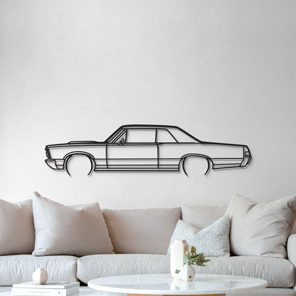 1965 GTO Metal Car Wall Art - MT0074 - MT0074B49L-MT0074B69L-MT0074B80L-MT0074B99L-MT0074B120L-  DRIVEN - 5