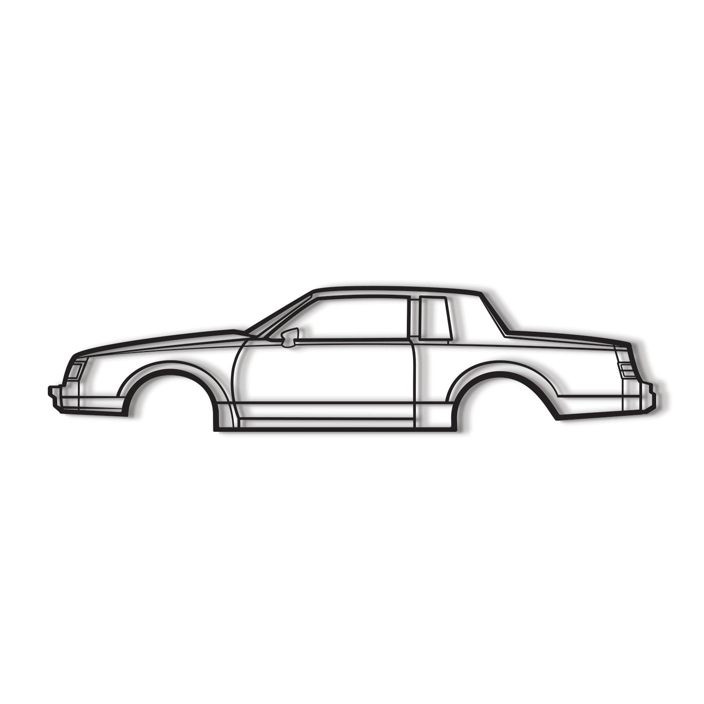 1986 Regal Coupe Metal Car Wall Art - MT0208 - MT0208B49L-  DRIVEN - 8