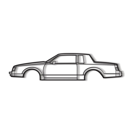 1986 Regal Coupe Metal Car Wall Art - MT0208 - MT0208B49L-  DRIVEN - 8
