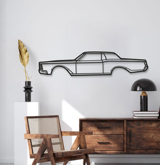 1968 Mark III Metal Car Wall Art - MT0109 - MT0109B49L-MT0109B69L-MT0109B80L-MT0109B99L-MT0109B120L-  DRIVEN - 2