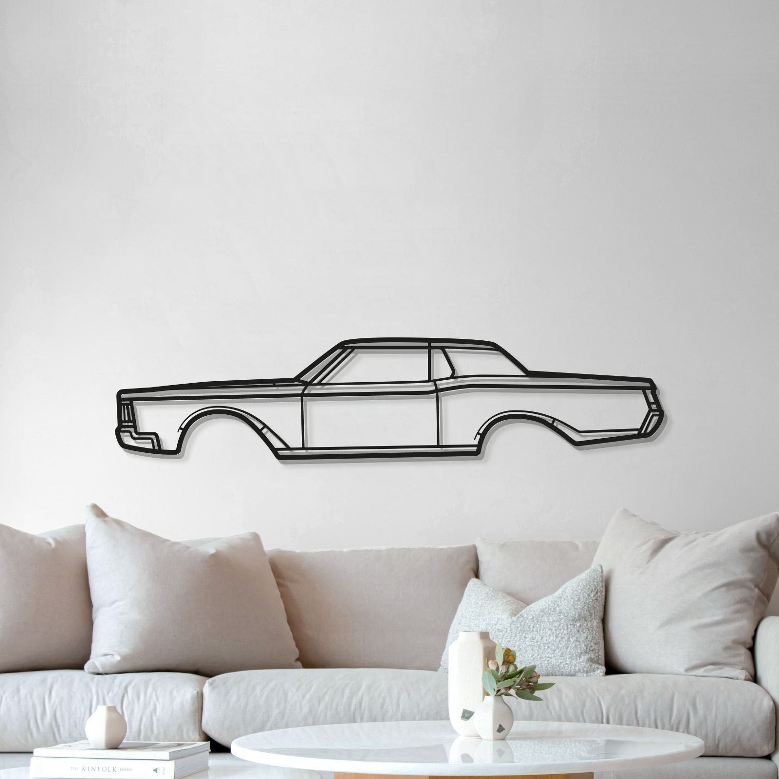 1968 Mark III Metal Car Wall Art - MT0109 - MT0109B49L-MT0109B69L-MT0109B80L-MT0109B99L-MT0109B120L-  DRIVEN - 5