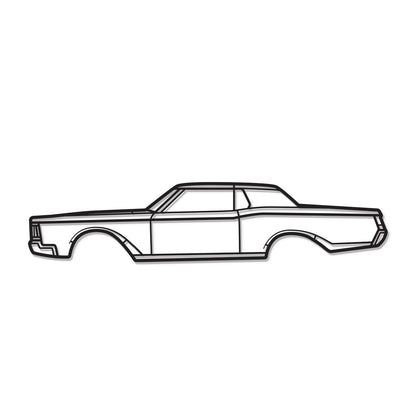 1968 Mark III Metal Car Wall Art - MT0109 - MT0109B49L-MT0109B69L-MT0109B80L-MT0109B99L-MT0109B120L-  DRIVEN - 8