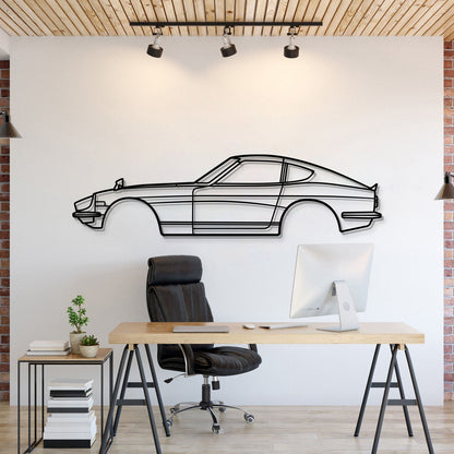 1969 Fairlady Z 432 Metal Car Wall Art - MT0122 - MT0122B49L-MT0122B69L-MT0122B80L-MT0122B99L-MT0122B120L-  DRIVEN - 1