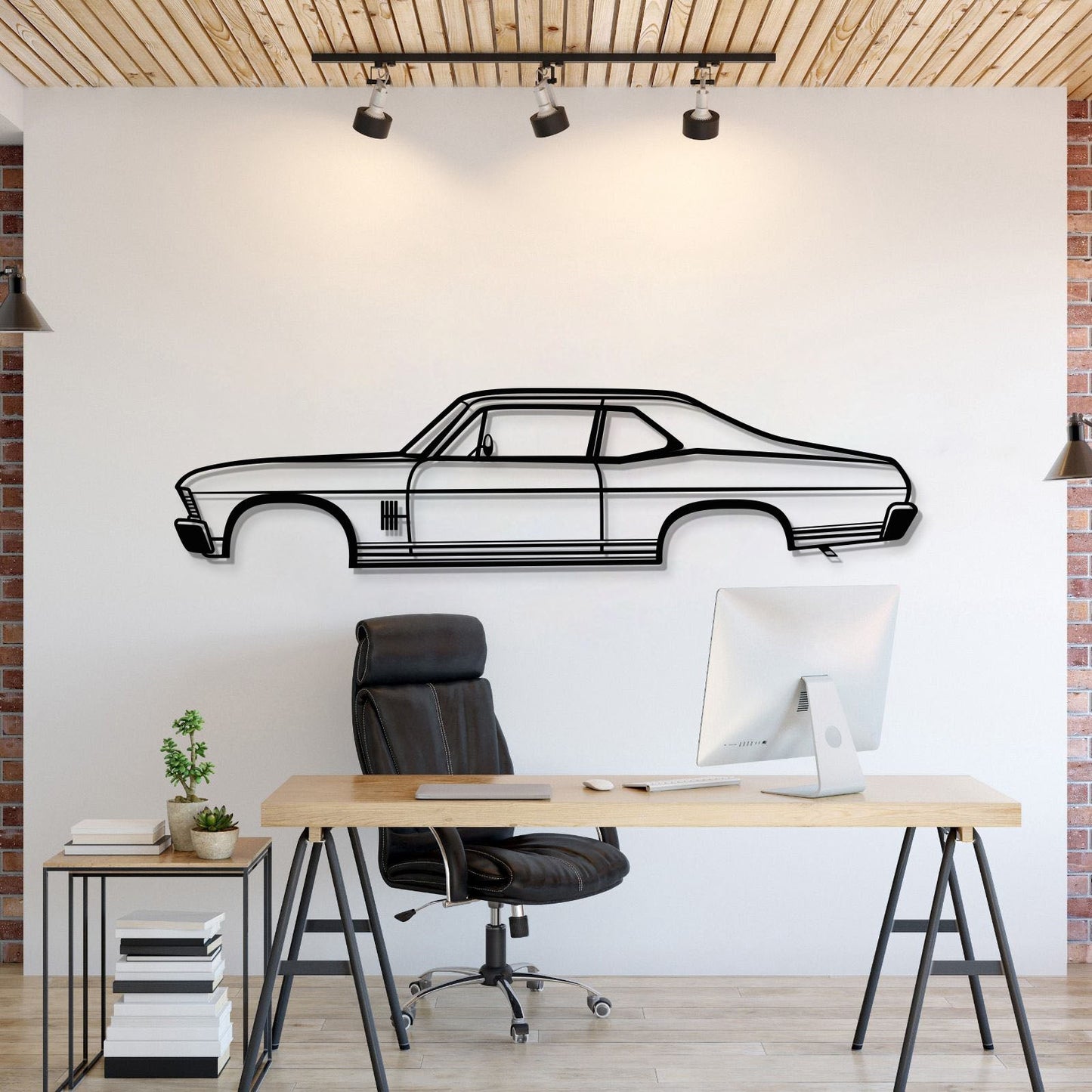 1970 Nova Metal Car Wall Art - MT0137 - MT0137B49L-  DRIVEN - 1