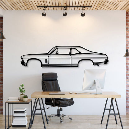 1970 Nova Metal Car Wall Art - MT0137 - MT0137B49L-  DRIVEN - 1