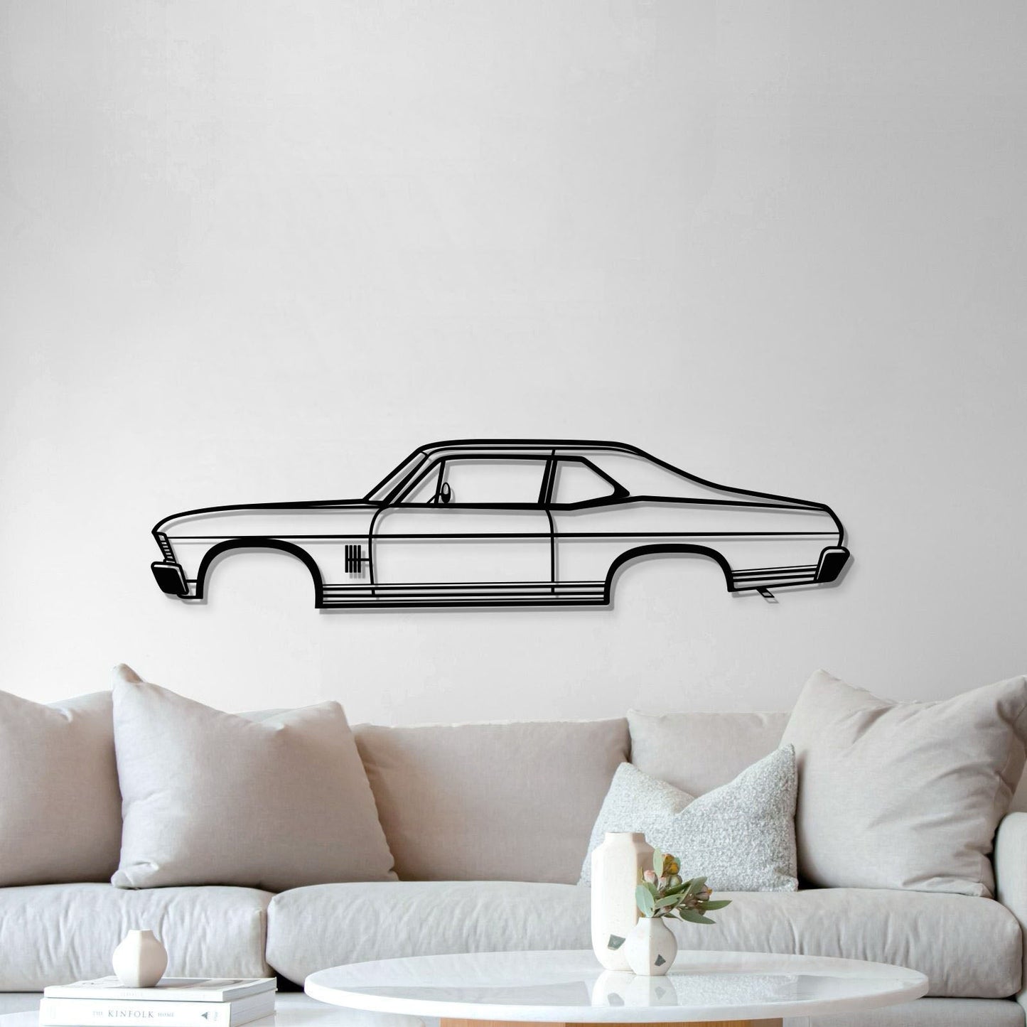 1970 Nova Metal Car Wall Art - MT0137 - MT0137B49L-  DRIVEN - 5