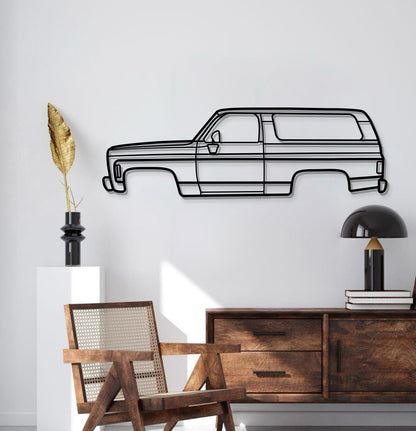 1970 Jimmy Metal Car Wall Art - MT0136 - MT0136B49L-MT0136B69L-MT0136B80L-MT0136B99L-MT0136B120L-  DRIVEN - 2