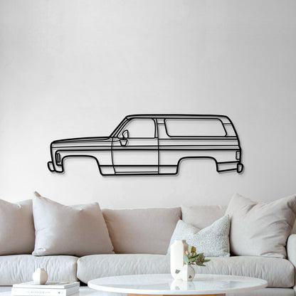 1970 Jimmy Metal Car Wall Art - MT0136 - MT0136B49L-MT0136B69L-MT0136B80L-MT0136B99L-MT0136B120L-  DRIVEN - 5
