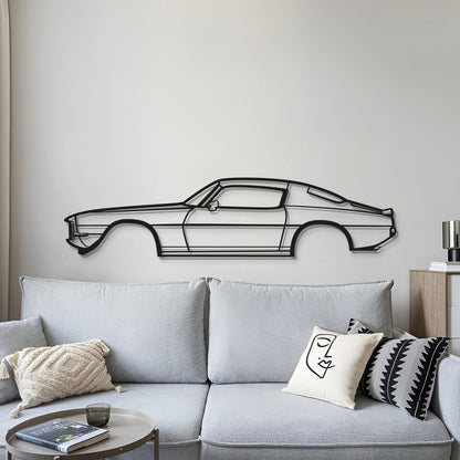 1971 Camaro Z28 Metal Car Wall Art - MT0138 - MT0138B49L-MT0138B69L-MT0138B80L-MT0138B99L-MT0138B120L-  DRIVEN - 4