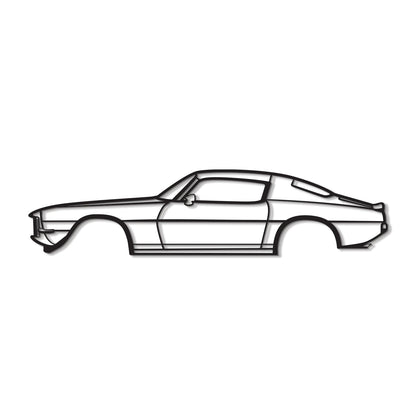 1971 Camaro Z28 Metal Car Wall Art - MT0138 - MT0138B49L-MT0138B69L-MT0138B80L-MT0138B99L-MT0138B120L-  DRIVEN - 8