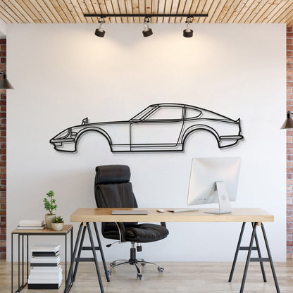 1971 Fairlady 240 ZG Metal Car Wall Art - MT0141 - MT0141B49L-MT0141B69L-MT0141B80L-MT0141B99L-MT0141B120L-  DRIVEN - 1