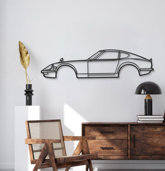 1971 Fairlady 240 ZG Metal Car Wall Art - MT0141 - MT0141B49L-MT0141B69L-MT0141B80L-MT0141B99L-MT0141B120L-  DRIVEN - 2