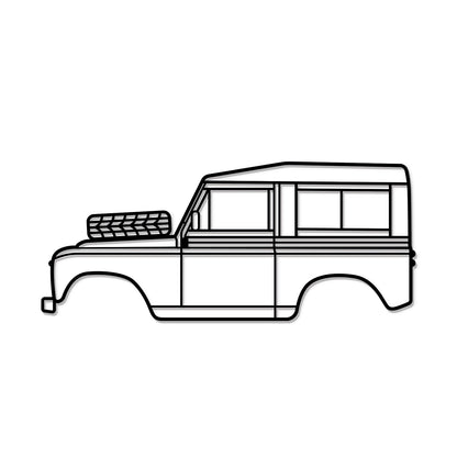 1972 Series III Metal Car Wall Art - MT0150 - MT0150B49L-  DRIVEN - 8