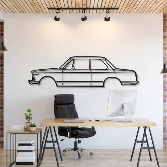 1973 2002 TI Metal Car Wall Art - MT0152 - MT0152B49L-MT0152B69L-MT0152B80L-MT0152B99L-MT0152B120L-  DRIVEN - 1