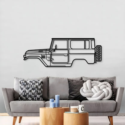 1979 FJ40 Metal Car Wall Art - MT0183 - MT0183B49L-MT0183B69L-MT0183B80L-MT0183B99L-MT0183B120L-  DRIVEN - 3