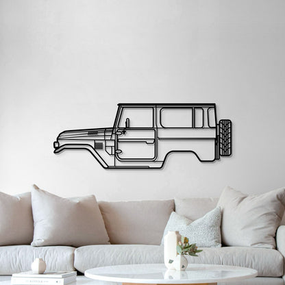 1979 FJ40 Metal Car Wall Art - MT0183 - MT0183B49L-MT0183B69L-MT0183B80L-MT0183B99L-MT0183B120L-  DRIVEN - 5