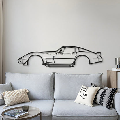 1979 Corvette Metal Car Wall Art - MT0182 - MT0182B49L-  DRIVEN - 4